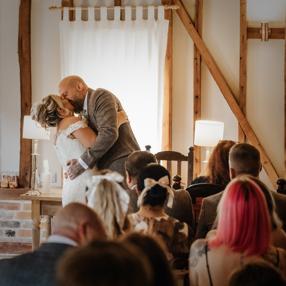 Deb Reed Celebrant Colchester Essex, performing the ceremony at Jacqui and Paulas wedding.