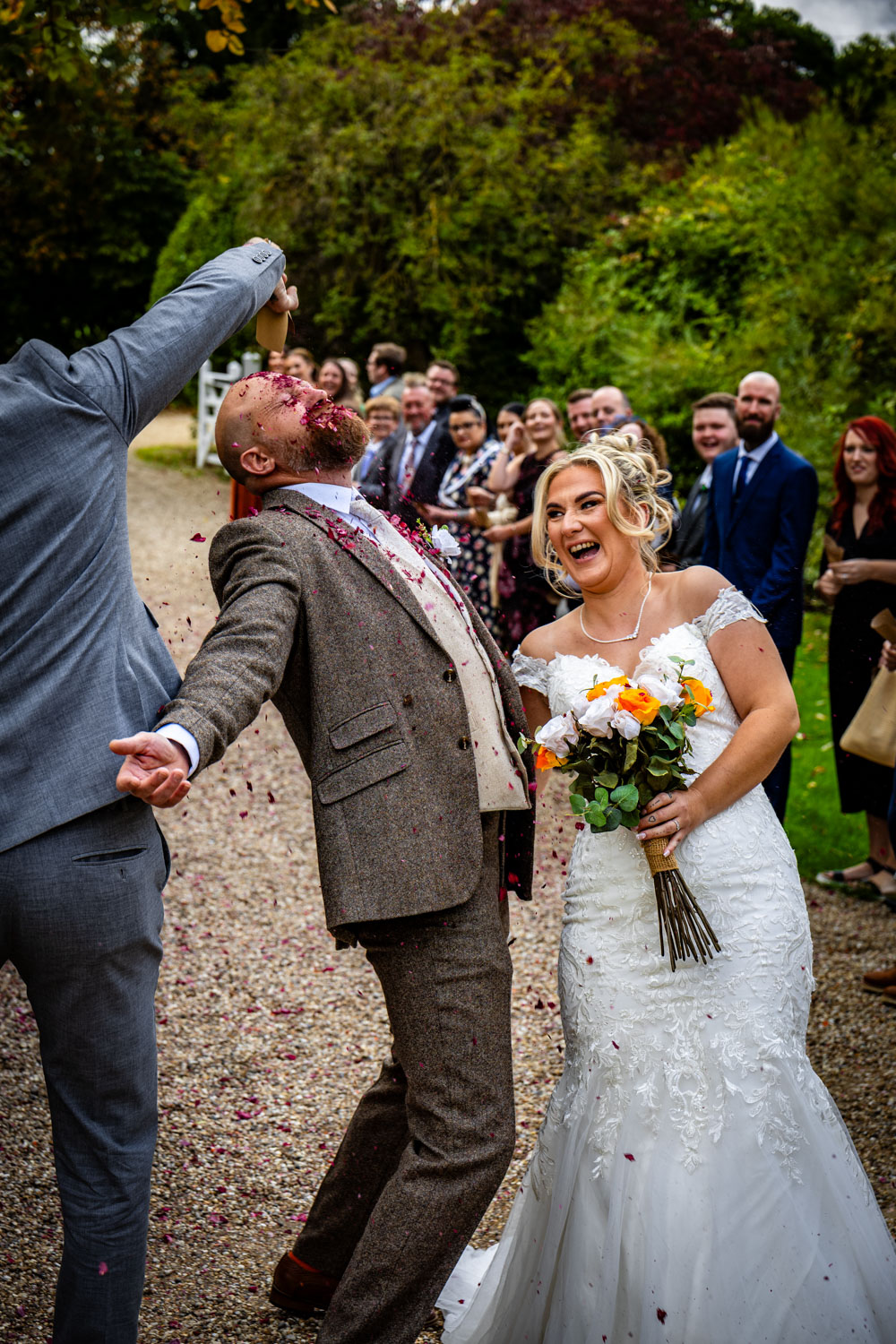 Deb Reed Celebrant Colchester Essex, performing the ceremony at Jacqui and Paulas wedding.