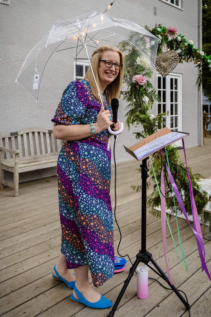Deb Reed Celebrant Essex umbrella